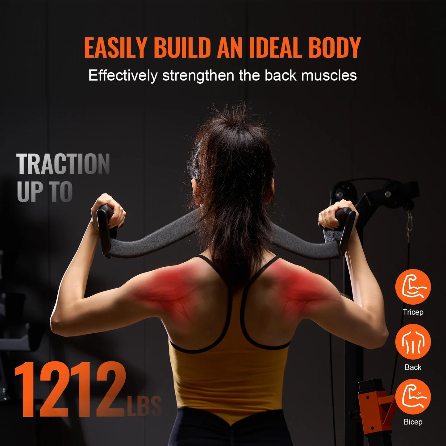 Succebuy Lat Pulldown Attachment Cable Machine