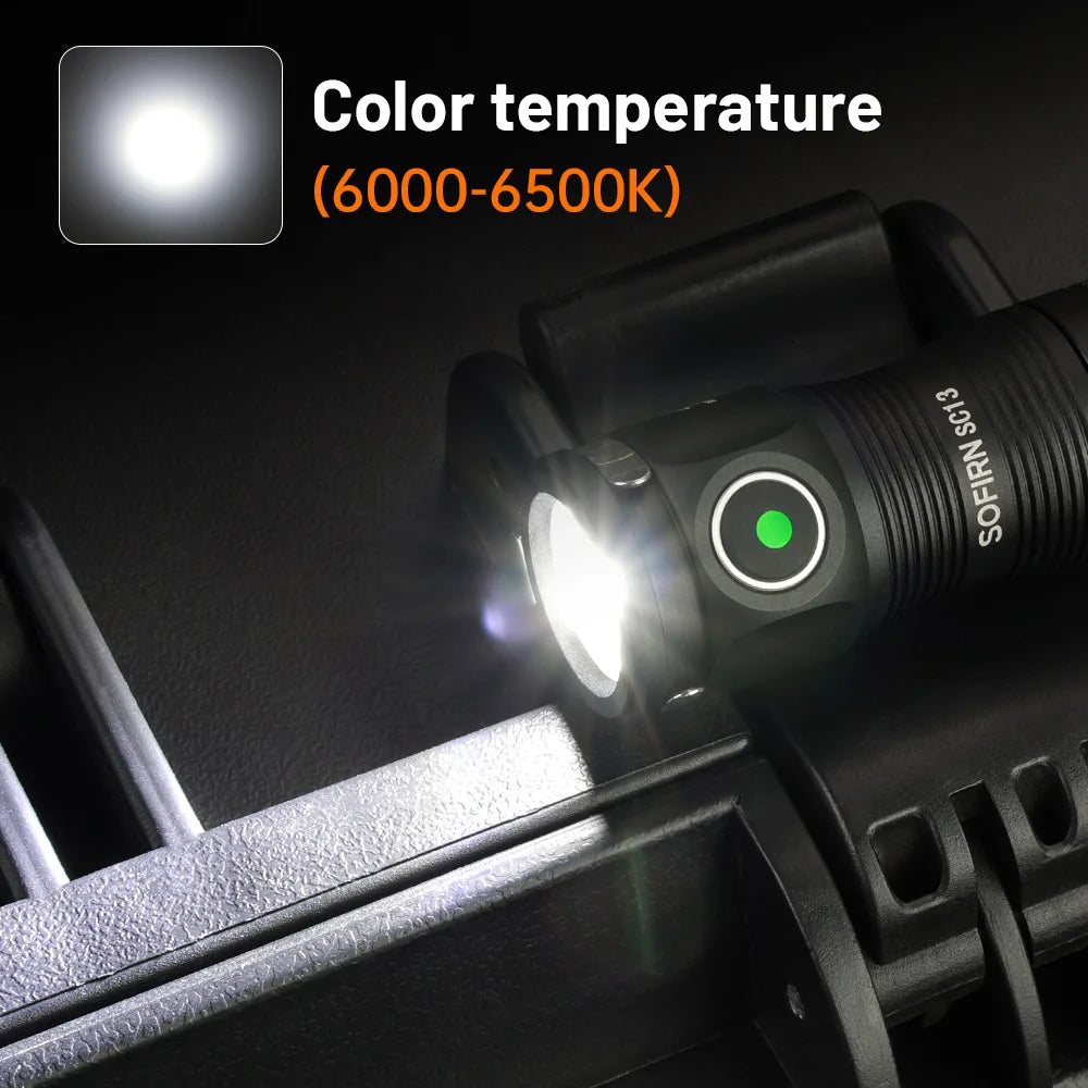 Sofirn Mini SC13 SST40 LED 1300lm Keychain Flashlight