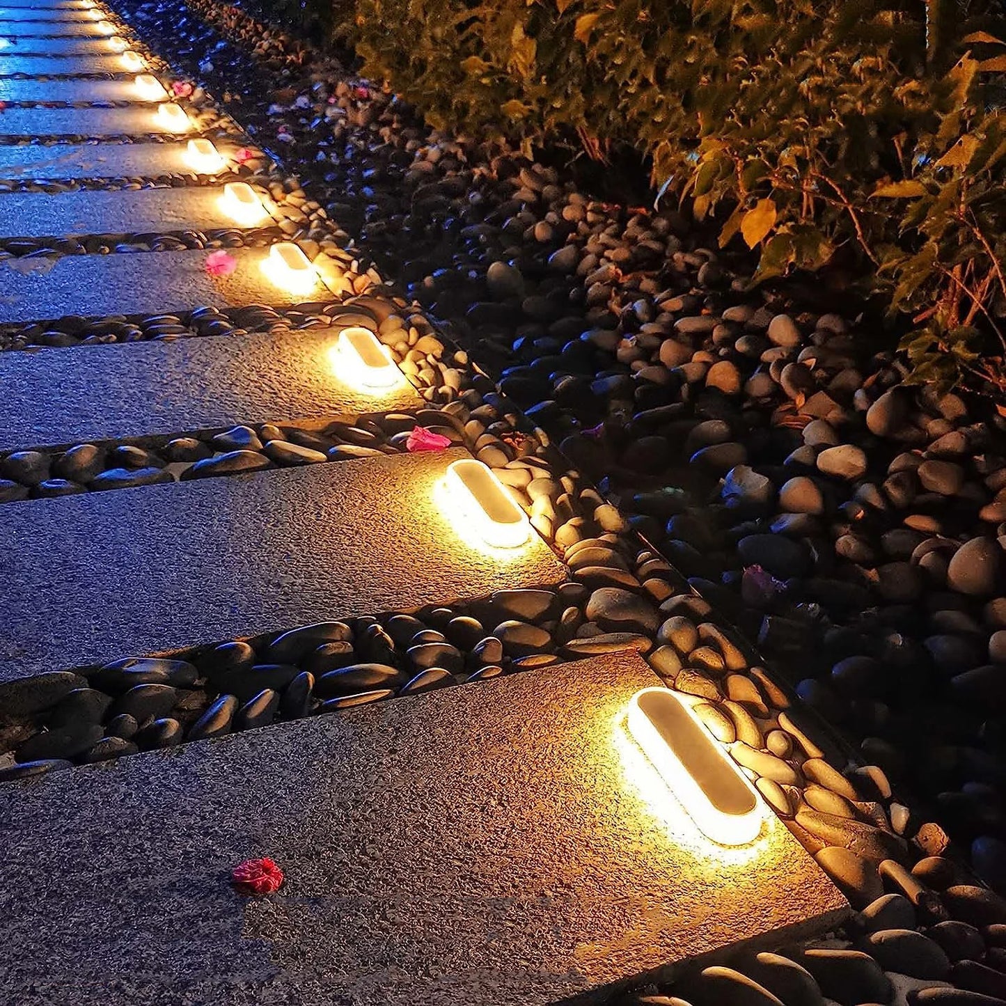 5 Year Lifespan 4 Pack Solar Deck Lights Waterproof LED