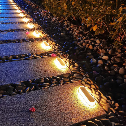 5 Year Lifespan 4 Pack Solar Deck Lights Waterproof LED