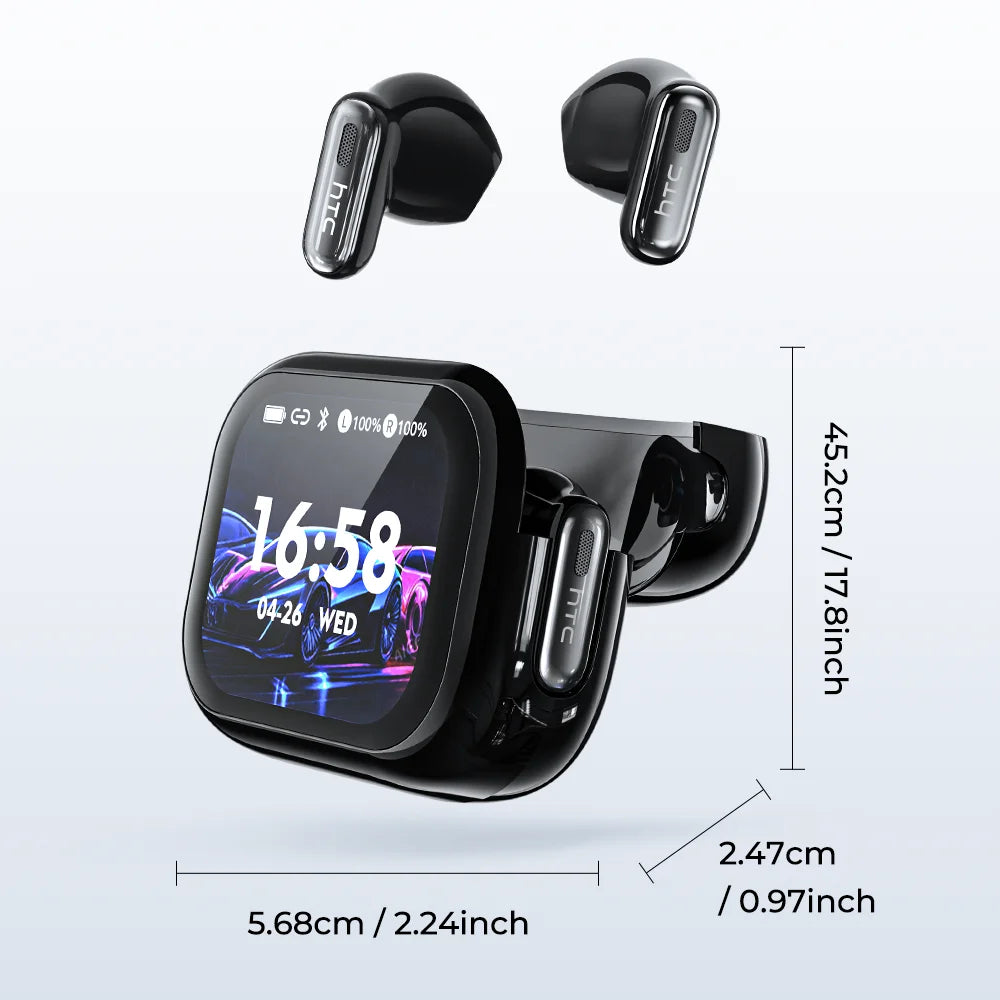 Wireless Bluetooth Earphones With Active Noise Cancellation And Touch Control