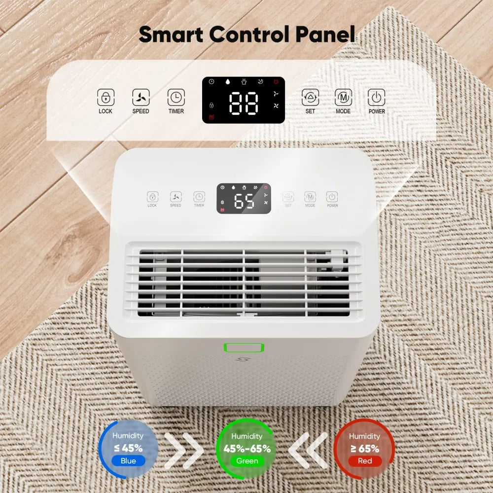 Humilabs 1600 Sq Ft Dehumidifier With Smart Control