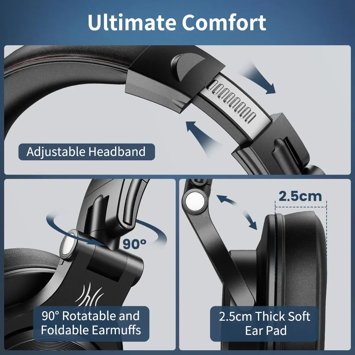 Oneodio A71 Wired Hifi Over Ear Headphones With Microphone