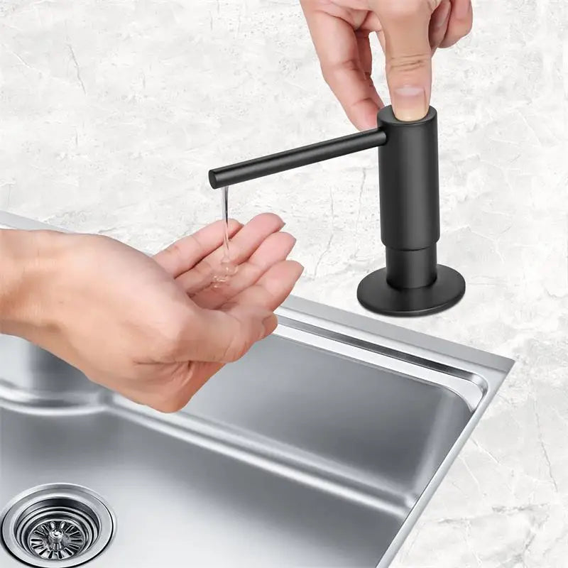 Brass Pump Liquid Soap Dispenser for Kitchen Countertops