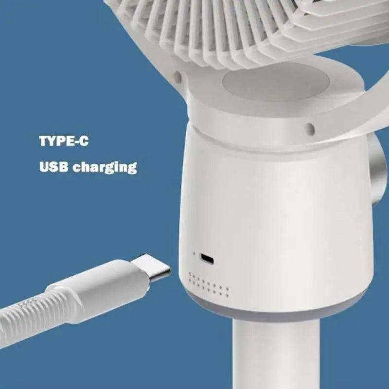 Balashov USB Rechargeable Portable Floor Turbine Air Circulation Fan