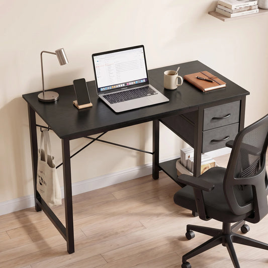 MCQ Ergonomic Standing Office Computer Desk Featuring Storage Drawers
