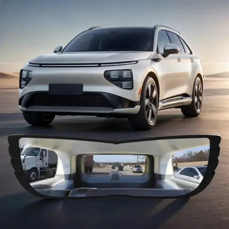 Universal 300mm Curved Wide Angle Interior Rearview Mirror With Clear Panoramic View