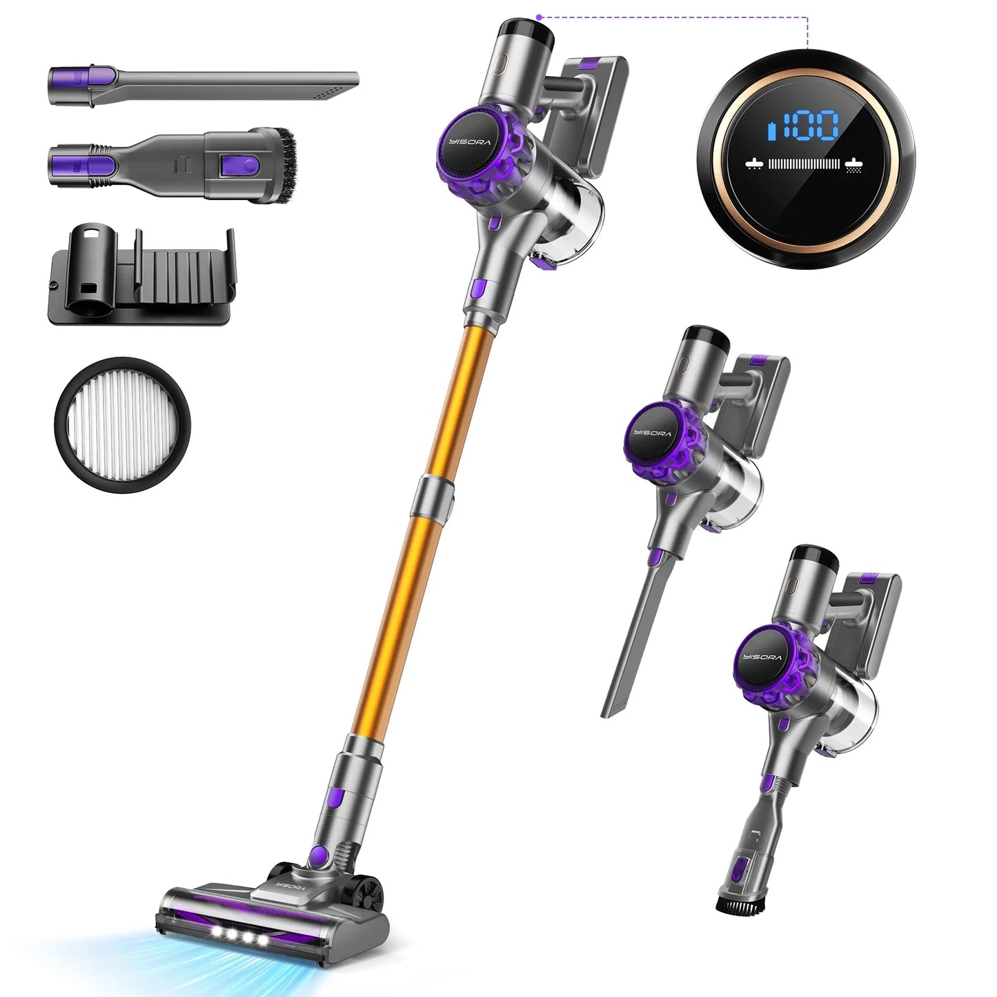 Inse S3P Cordless Vacuum Cleaner With HEPA Filter