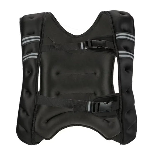Weighted Vest With 12 To 30 Lbs Adjustable Weights