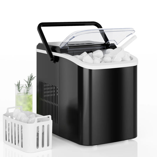 Jhk Portable Countertop Ice Maker For Home And Camping