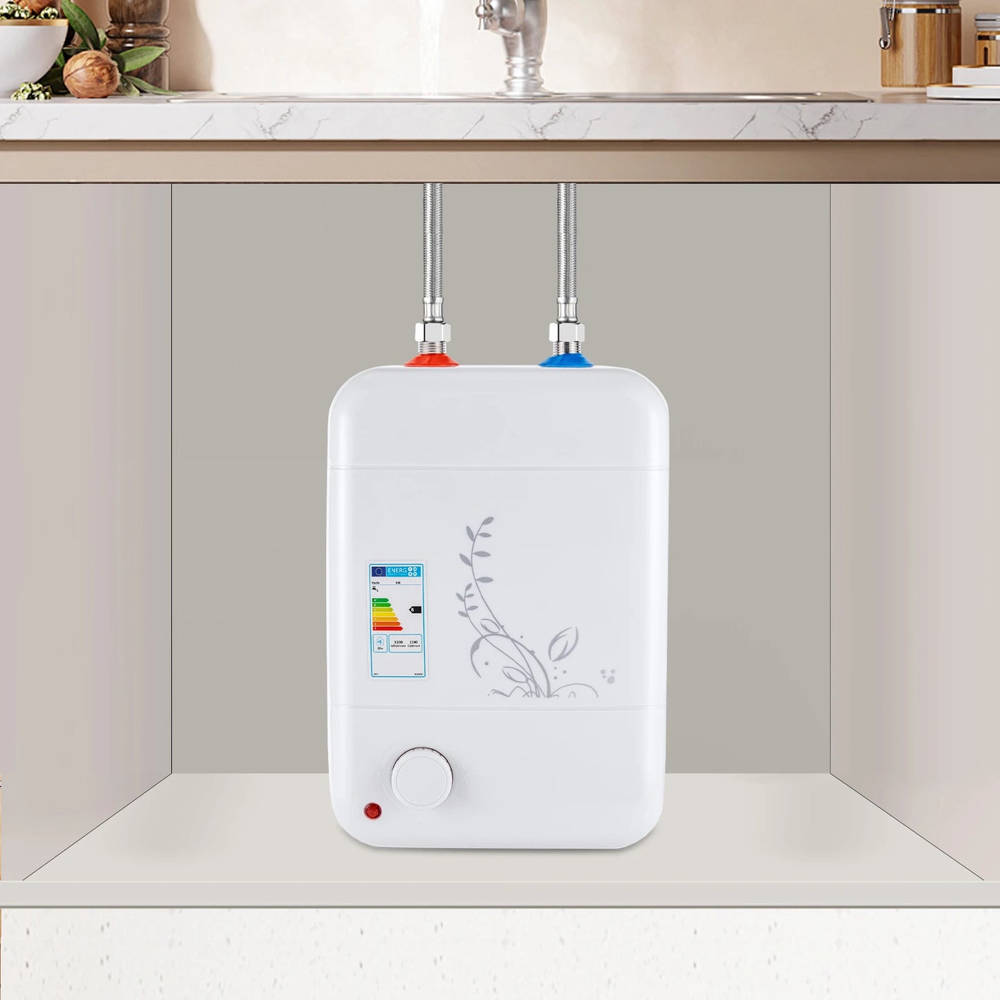Electric Under Sink Water Heater For Kitchen And Bathroom