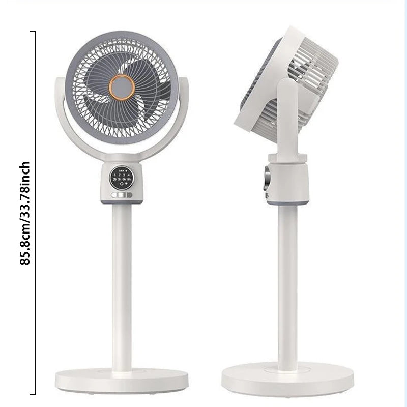 Balashov USB Rechargeable Portable Floor Turbine Air Circulation Fan