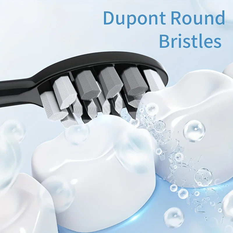 Electric Toothbrush Rotary Cleaning With Timer And USB Rechargeable Design