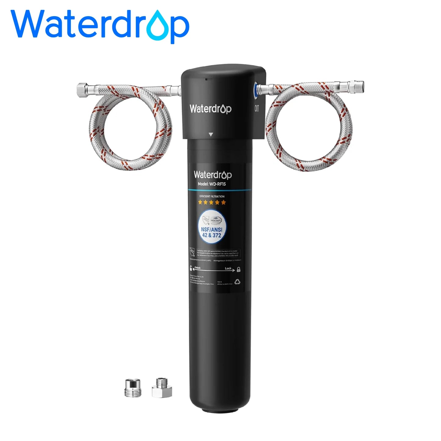 Waterdrop 15UA Under Sink Water Filter Reduces Lead Chlorine