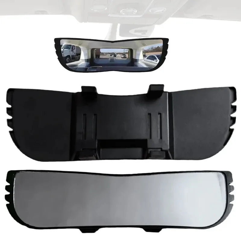 Universal 300mm Curved Wide Angle Interior Rearview Mirror With Clear Panoramic View