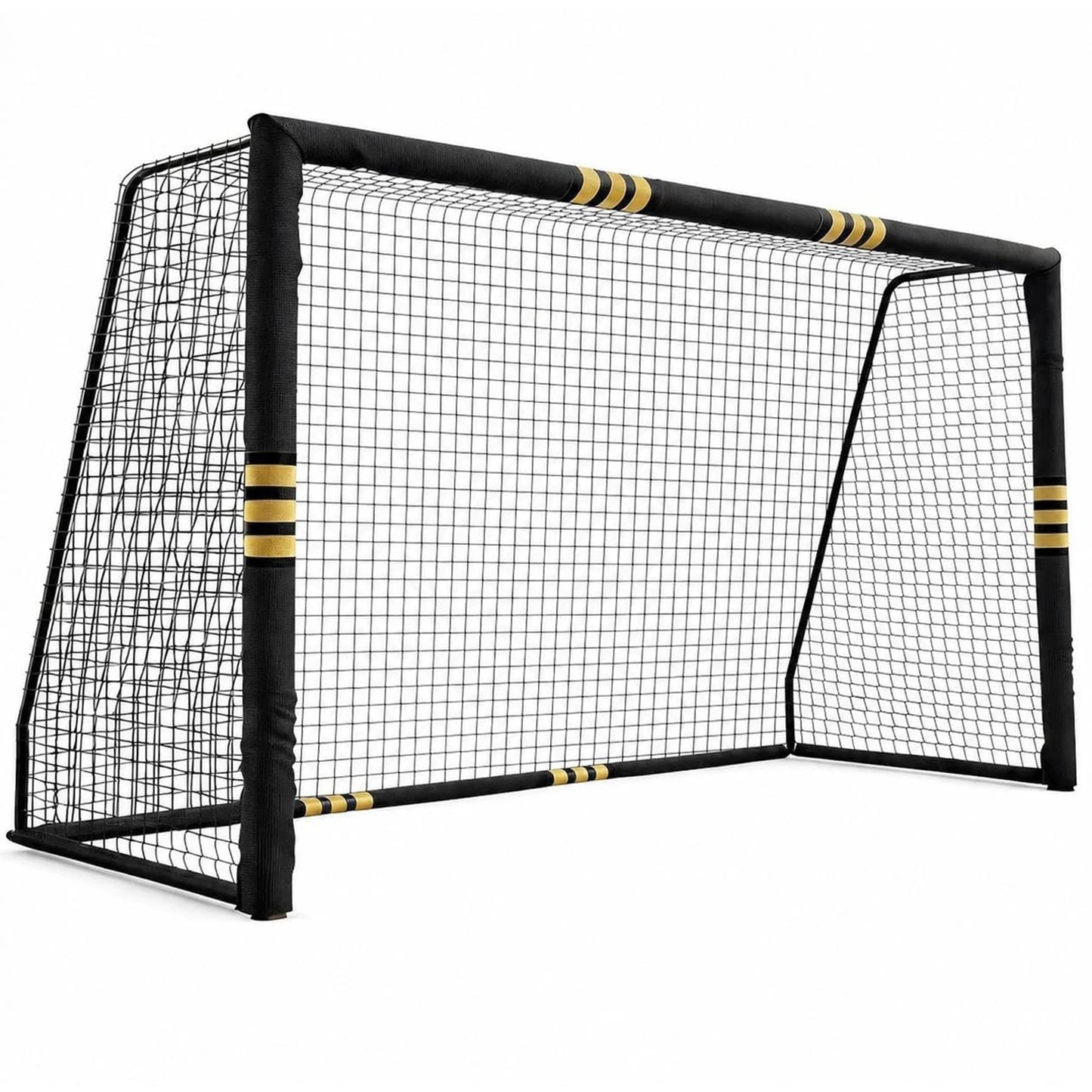 HiMISS Heavy Duty Steel Backyard Soccer Goal With Padded Posts
