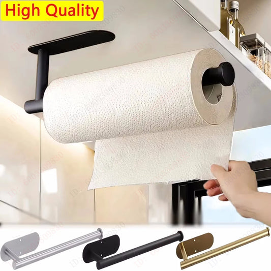 Metal Adhesive Paper Towel Holder For Kitchen Storage