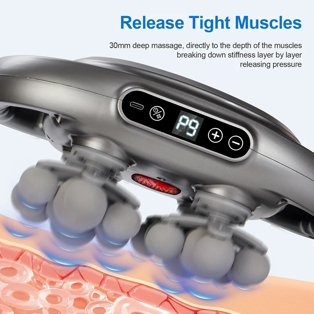 Iebilif 22 Heads Fascia Gun Deep Tissue Muscle Massager Wireless