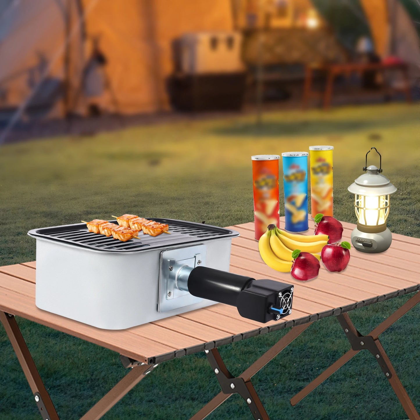 Outdoor Portable Camping Barbecue Grill Compact Travel Station