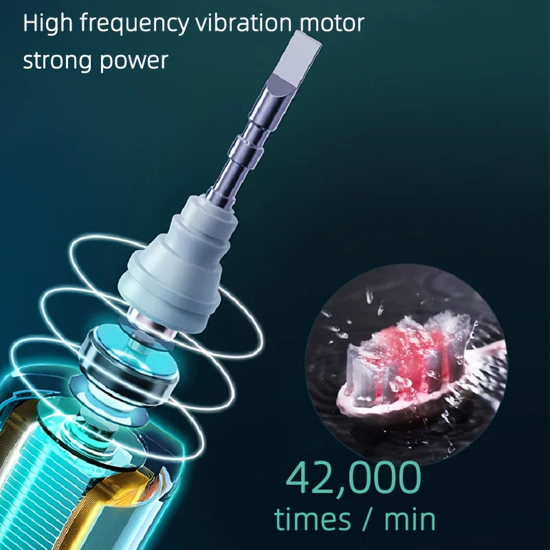 Electric Toothbrush Rotary Cleaning With Timer And USB Rechargeable Design