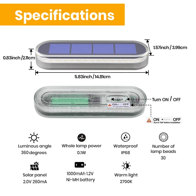 5 Year Lifespan 4 Pack Solar Deck Lights Waterproof LED
