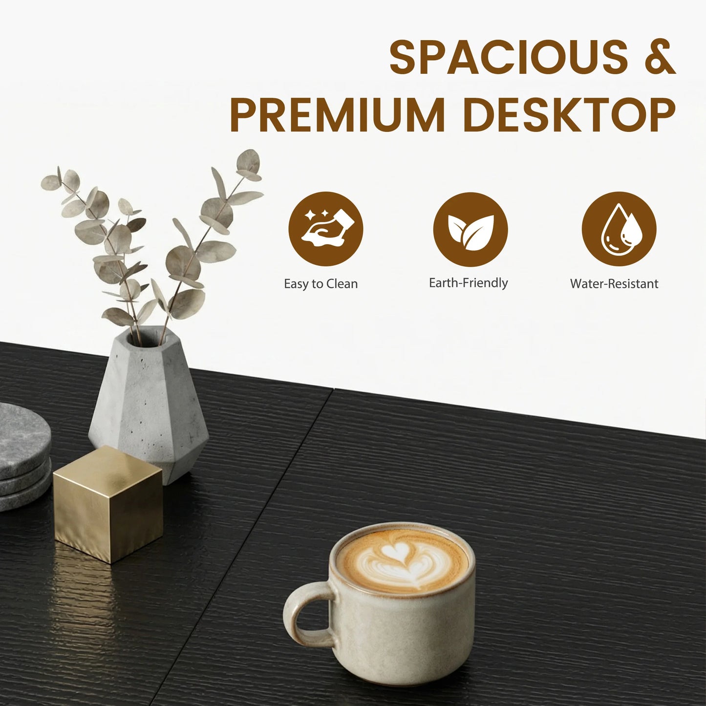 MCQ Ergonomic Standing Office Computer Desk Featuring Storage Drawers