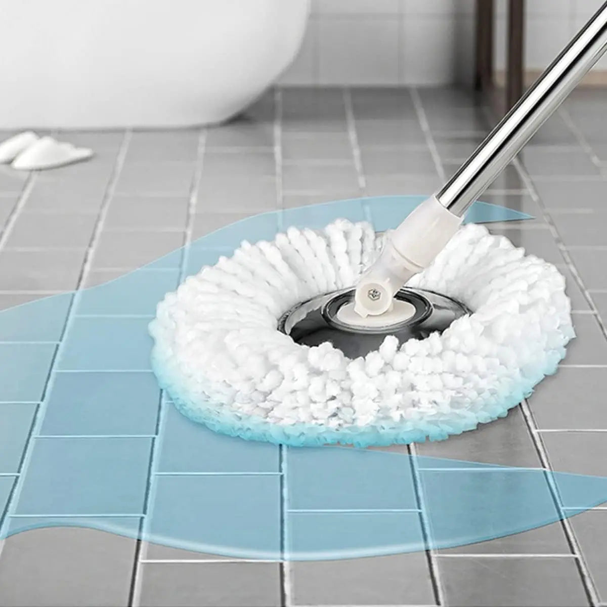 Microfiber Spin Mop Replacement Heads for Wet and Dry Cleaning