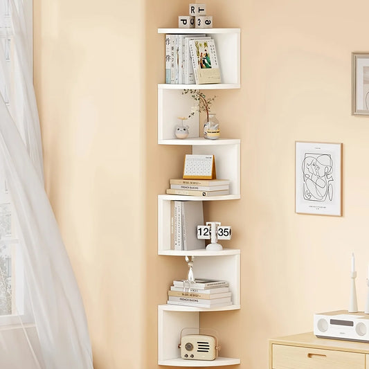 Triangle Wall Mounted Corner Shelf For Home Decor Storage Rack